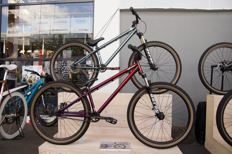 Leaf Cycles aus Augsburg zeigte seine Dirtbikes