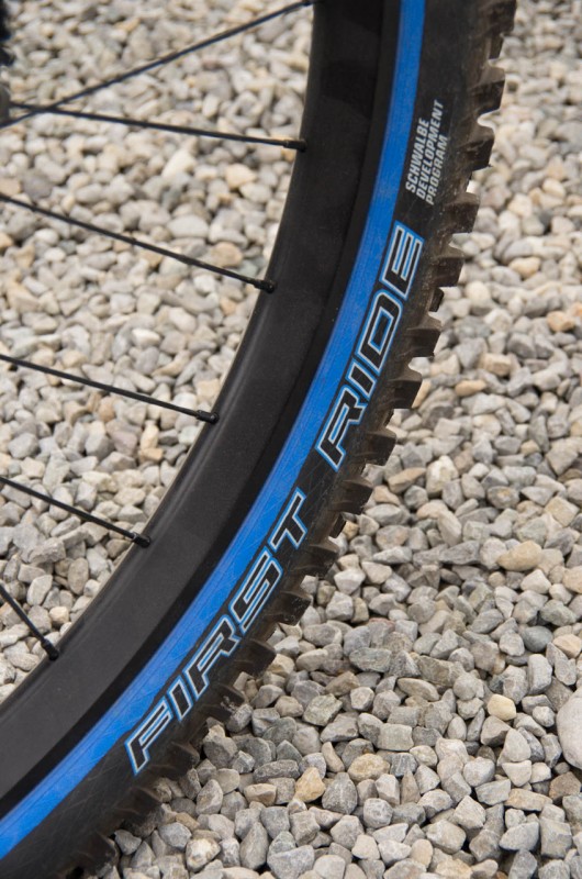 Schwalbe First Ride Prototyp an einem Liteville